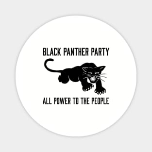 The Black Panther Party, All Power To The People, Black History, Black Lives Matter Magnet